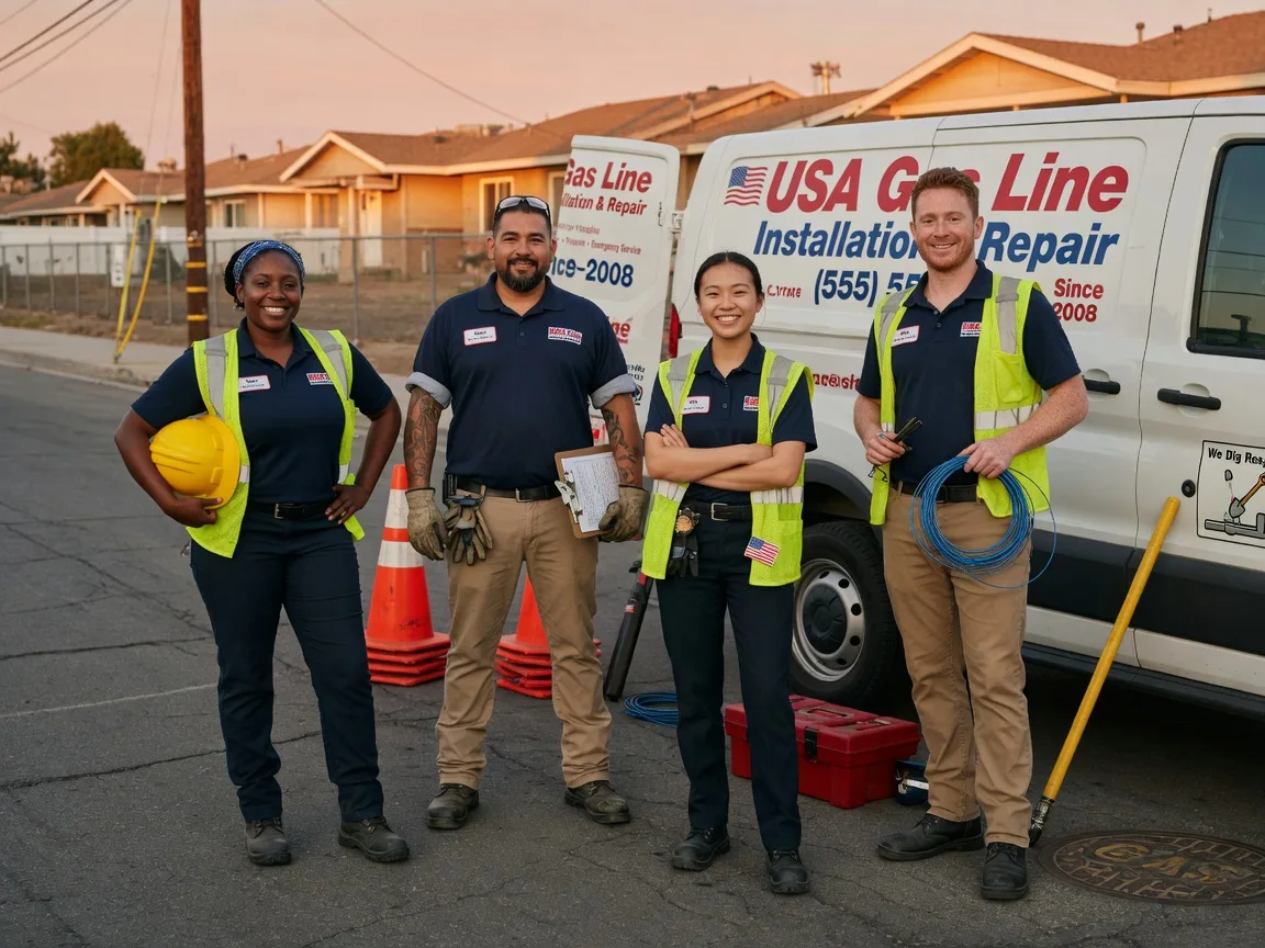Gas Line Installation company in Lotus, CA